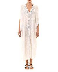 melissa odabash white kaftan