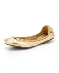 mk city logo ballet flat
