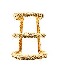 Paula Mendoza | Metallic Triple Ceto Cuff | Lyst