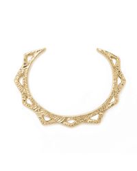 Odette New York | Metallic Freya Cutout Cuff | Lyst