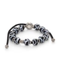 John Hardy | Black Borneo and Sterling Silver Bead Bracelet for Men | Lyst