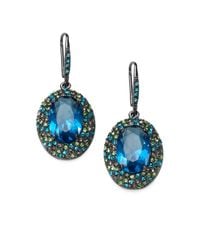 ABS By Allen Schwartz | Blue Drop Earrings | Lyst