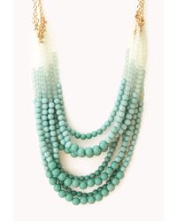 layered bead necklace favorite forever gold lyst jewelry