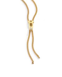Janis Savitt | Metallic Crystal Zipper Lariat Necklace | Lyst