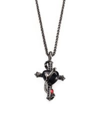 Stephen Webster | Metallic Bleeding Heart Sapphire, Garnet & Onyx Pendant Necklace for Men | Lyst