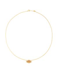 Bao Bao Wan | Metallic 'little Fan' 18k Gold Diamond Pearl Necklace | Lyst