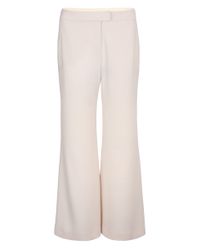A La Russe | White Cropped Flare Pant | Lyst