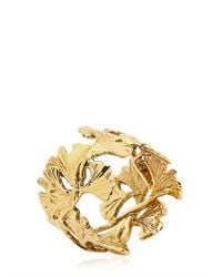 Aurelie Bidermann | Metallic Ginko Feather Ring | Lyst