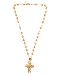 Dolce & Gabbana | Metallic Embellished Necklace | Lyst