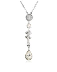 Just Cavalli - Metallic Treasure Stainless Steel Women'S Necklace - Lyst