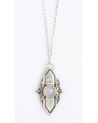 Pamela Love | Metallic Shield Pendant | Lyst