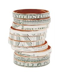 Bijoux De Famille | Metallic Crazy Dollar Bangles | Lyst