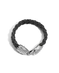 John Hardy | Black Legends Eagle Head Bracelet for Men | Lyst