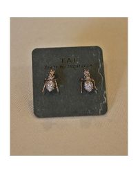 Tai | Metallic Antique Gold Ant Earring | Lyst
