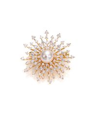 Adriana Orsini | Metallic Fireworks Faux Pearl Pin | Lyst