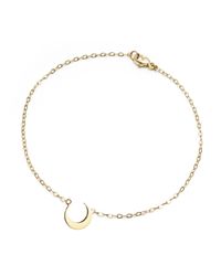 Lulu Frost | Metallic Code 14Kt Moon Bracelet | Lyst