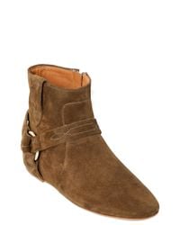 Isabel Marant | Brown Etoile 10mm Raelyn Suede Ankle Boots | Lyst