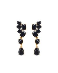 Oscar de la Renta | Metallic Swarovski Crystal Asymmetrical Earrings | Lyst