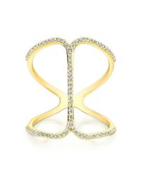 Anne Sisteron - 14kt Yellow Gold Diamond Phantom Ring - Lyst