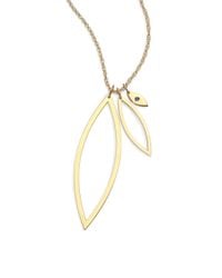 Jennifer Zeuner | Metallic Elsa Sapphire Evil Eye & Marquis Triple Pendant Necklace | Lyst