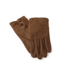 Ralph Lauren | Brown Suede Gloves | Lyst