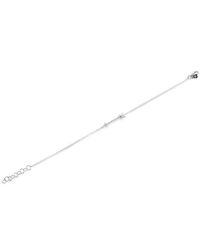Anne Sisteron | 14kt White Gold Diamond Arrow Bracelet | Lyst