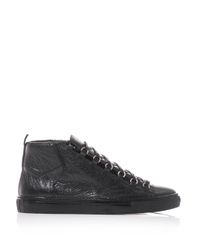 Balenciaga | Black Arena High-top Sneaker for Men | Lyst