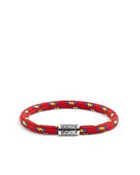 John Hardy | Red Classic Chain Station Bracelet for Men | Lyst