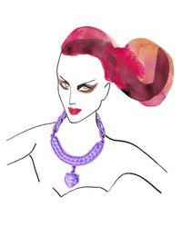 EK Thongprasert - Purple Violet Jaguar Necklace - Lyst