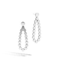 John Hardy | Metallic Dot Tear Drop Earrings | Lyst