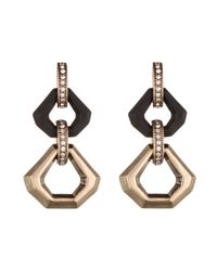 Lulu Frost | Black Narcissus Drop Earring | Lyst