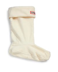 HUNTER | Natural Fleece Boot Socks | Lyst