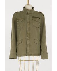 Anine Bing Army Green Cotton Jacket