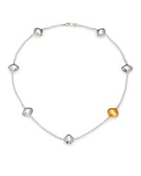 Gurhan | Metallic Clove 24k Yellow Gold & Sterling Silver Cielo Station Necklace | Lyst