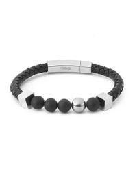 Vitaly | Perlen X Stainless Steel Magnetic Bracelet - Black for Men | Lyst