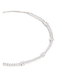 Carat* | 'phoebe' Crystal White Gold Millennium Bracelet | Lyst