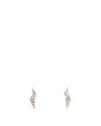 Rebecca Minkoff | Metallic Crystal Pave Double Triangle Earring | Lyst