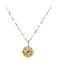 Arman Sarkisyan | Metallic Large Le Medaillon Round Locket With Diamonds And Sapphires | Lyst