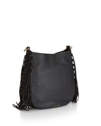Rebecca Minkoff | Black Heavy Laced Crossbody | Lyst