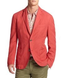 Slowear | Red Chinolino Sportcoat for Men | Lyst