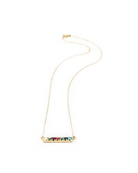 Lulu Frost - Metallic Code 18Kt "Dearest" Necklace - Lyst