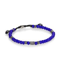 M. Cohen | Blue African Beads Stacked Bracelet | Lyst
