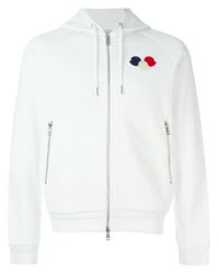 moncler hoodie patch lyst browse stores