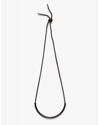 Maslo Jewelry | The Shiny Black Standard | Lyst