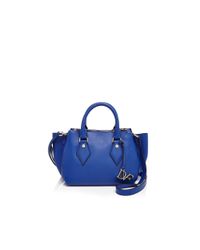 Diane von Furstenberg | Blue Voyage Double Zip Satchel | Lyst