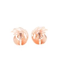 Rarities - Metallic Gold Trifari Earrings - Lyst