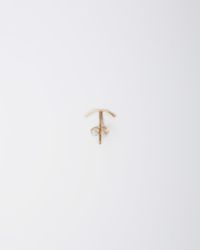 Kathleen Whitaker | Metallic Stitch Stud Earring | Lyst