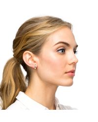 Lulu Frost - Metallic Code 18Kt "Love" Stud - Lyst