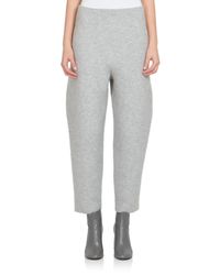 Stella McCartney | Gray Boiled Wool Pants | Lyst