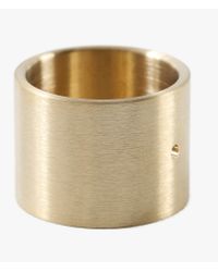 Marmol Radziner | Natural Lightweight Solid Double Wide Ring | Lyst